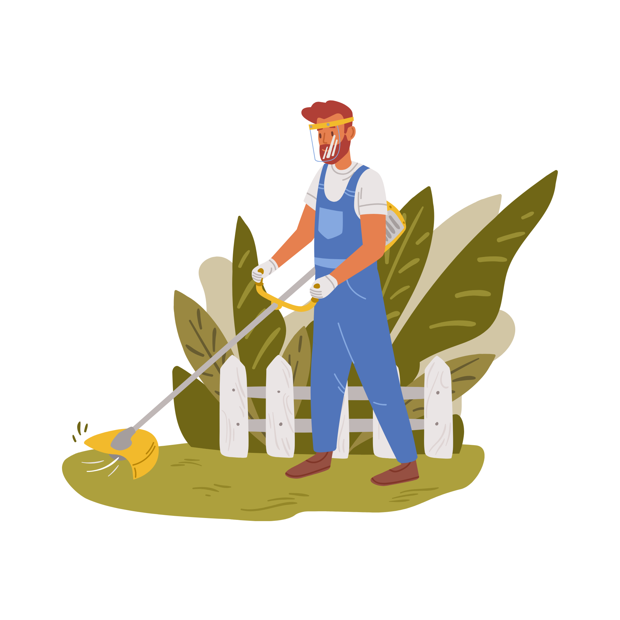 Illustration de jardinier