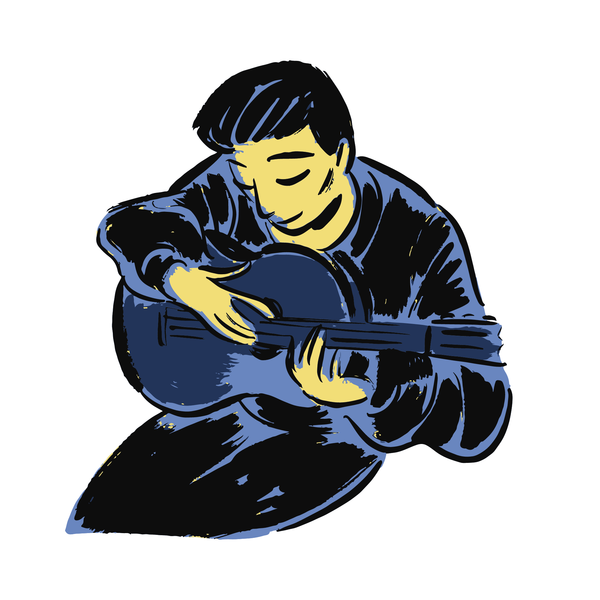 Illustration guitariste